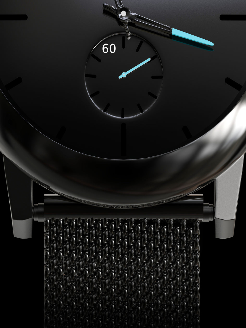 Skylona Minimalist Mesh Watch (Blue)