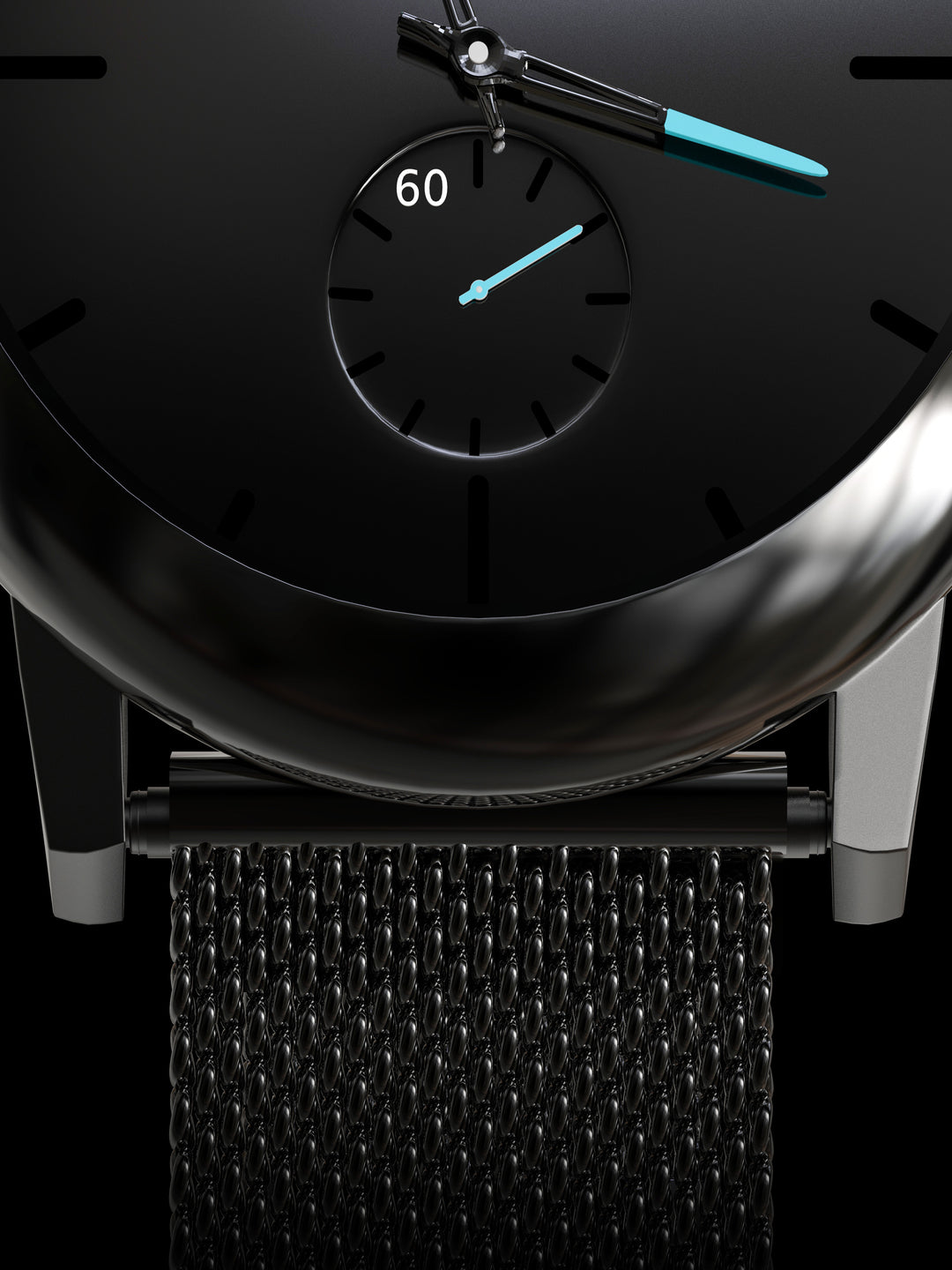 Skylona Minimalist Mesh Watch (Blue)