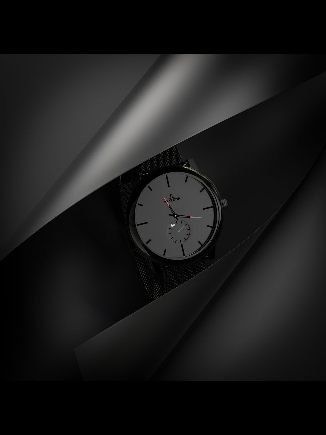 Skylona Minimalist Mesh Watch (Pink)