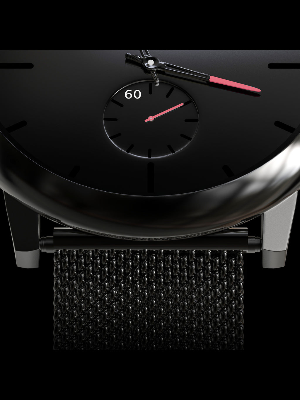 Skylona Minimalist Mesh Watch (Pink)