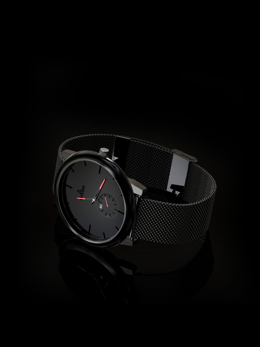 Skylona Minimalist Mesh Watch (Pink)
