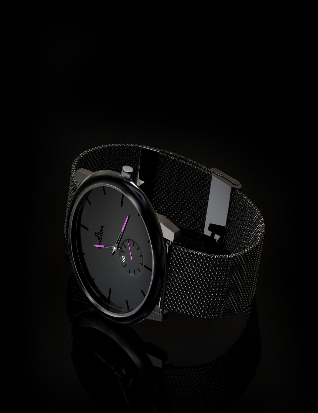 Skylona Minimalist Mesh Watch (Purple)