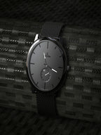 Skylona Minimalist Mesh Watch (White)