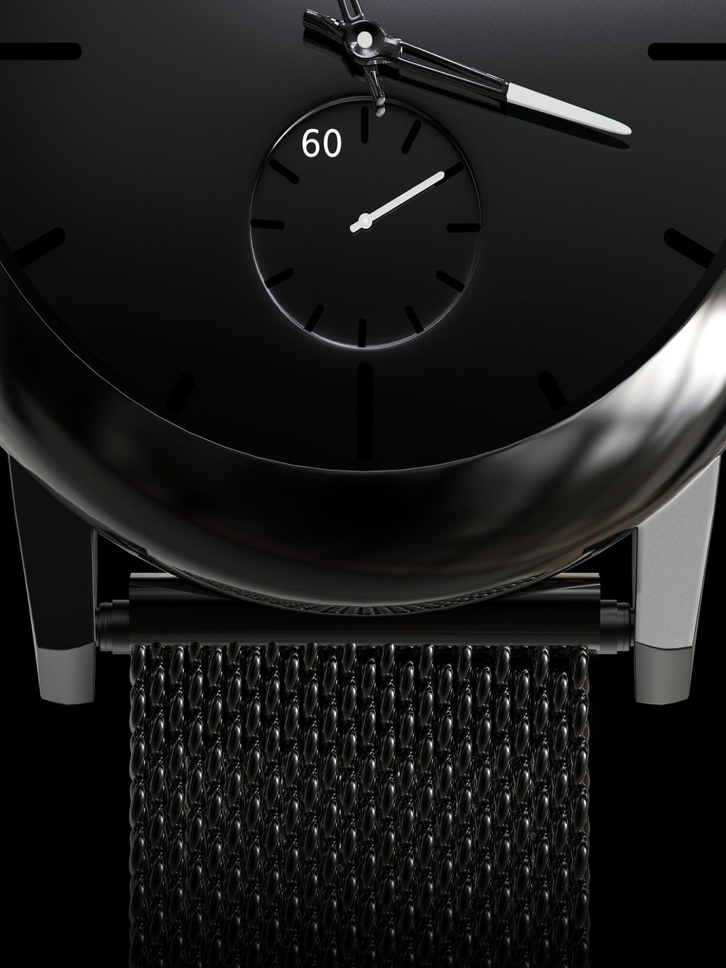 Skylona Minimalist Mesh Watch (White)