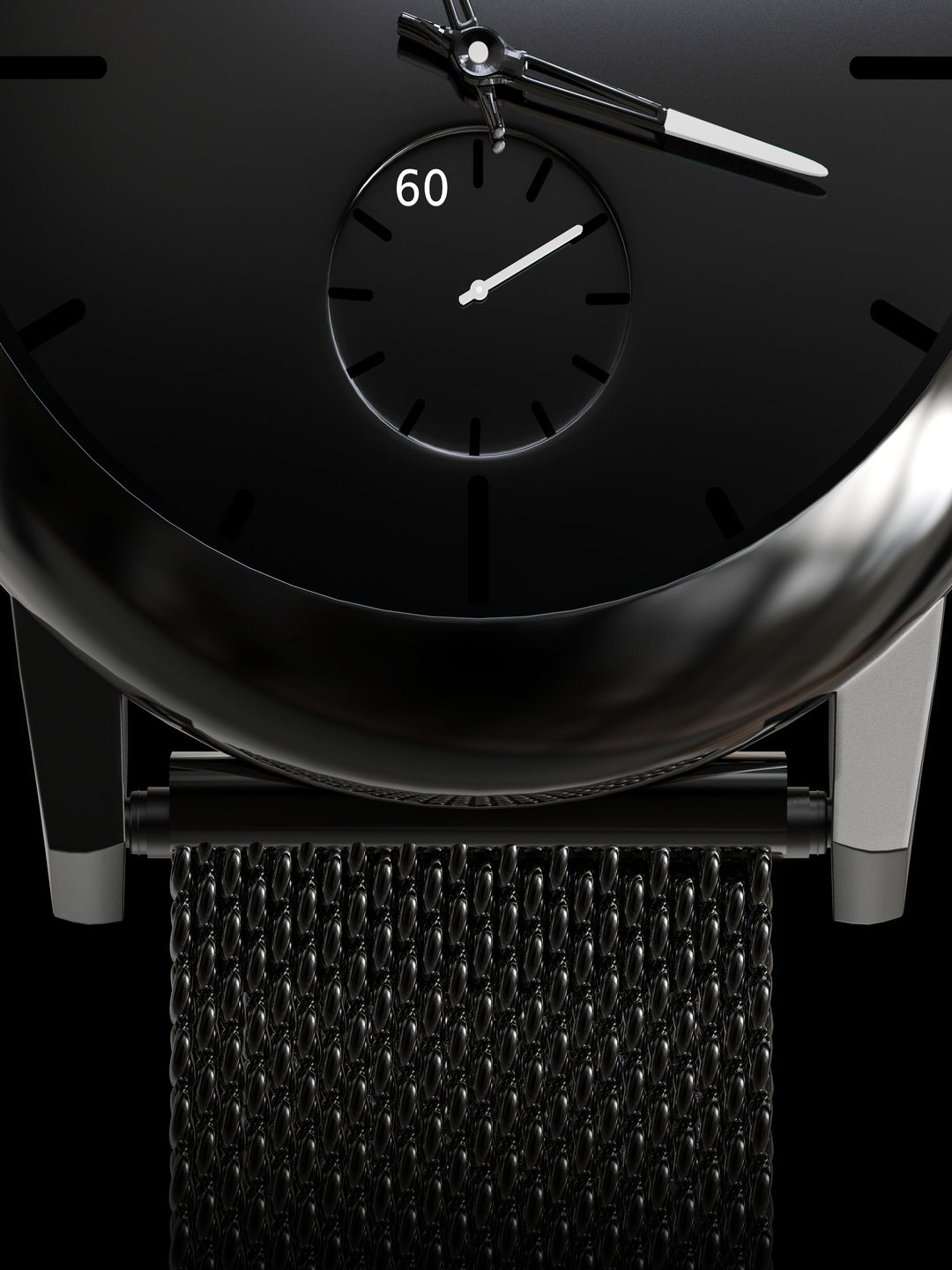 Skylona Minimalist Mesh Watch (White)