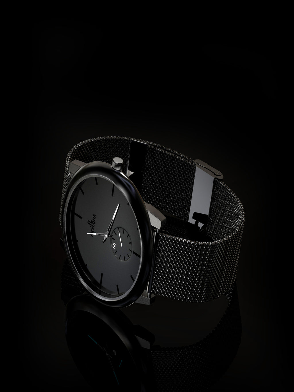 Skylona Minimalist Mesh Watch (White)