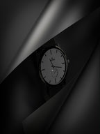 Skylona Minimalist Mesh Watch (Black)