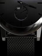 Skylona Minimalist Mesh Watch (Black)
