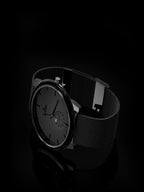 Skylona Minimalist Mesh Watch (Black)