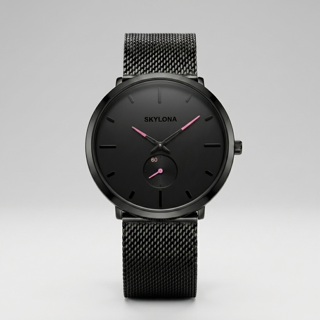 Skylona Minimalist Mesh Watch