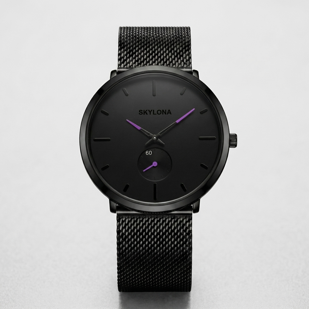 Skylona Minimalist Mesh Watch