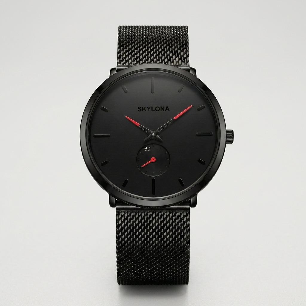 Skylona Minimalist Mesh Watch
