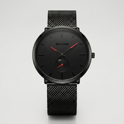 Skylona Minimalist Mesh Watch