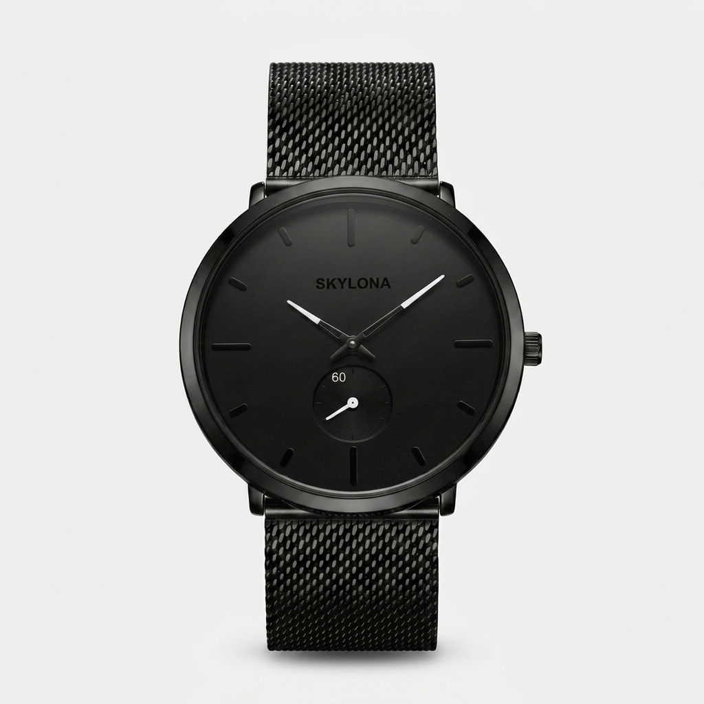 Skylona Minimalist Mesh Watch