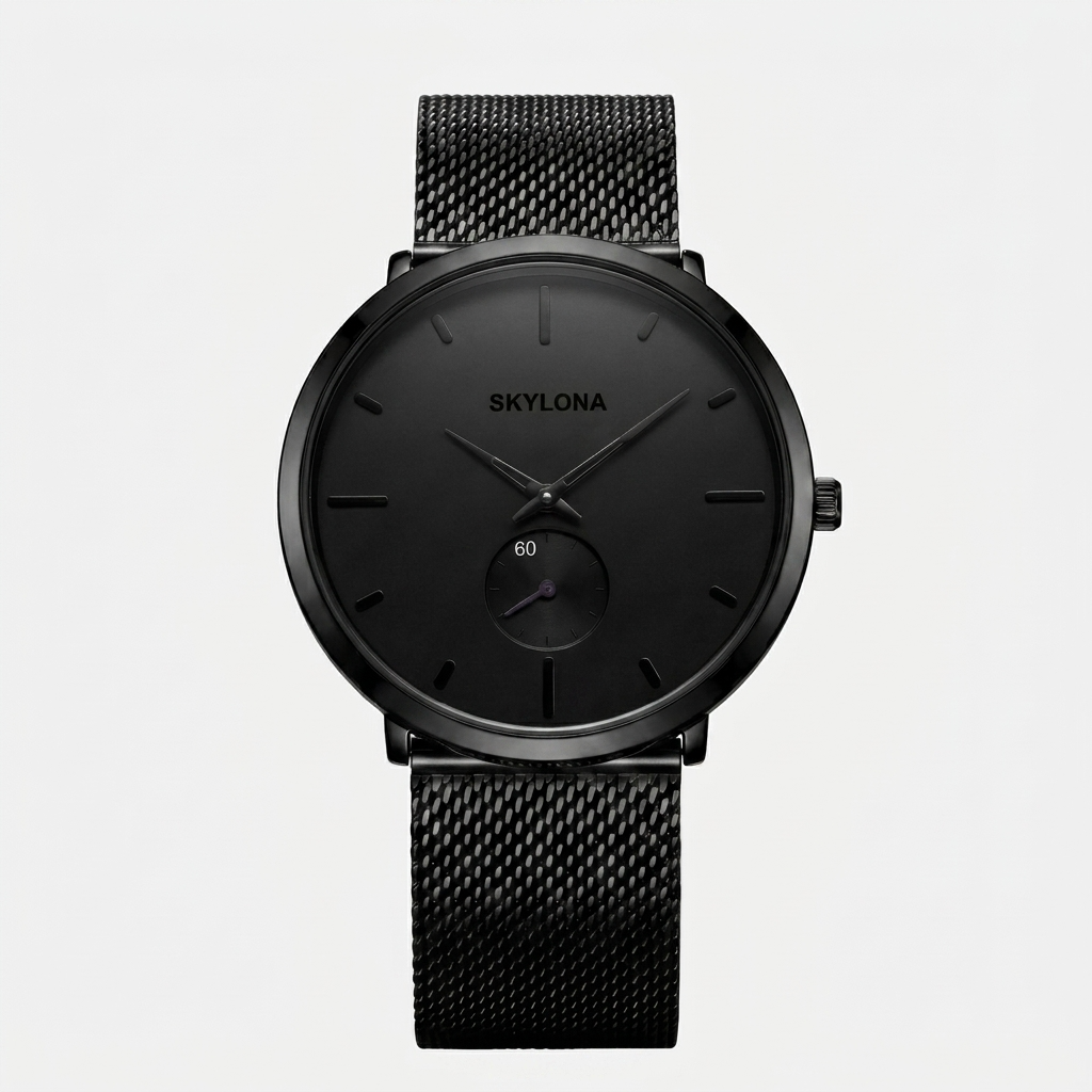 Skylona Minimalist Mesh Watch